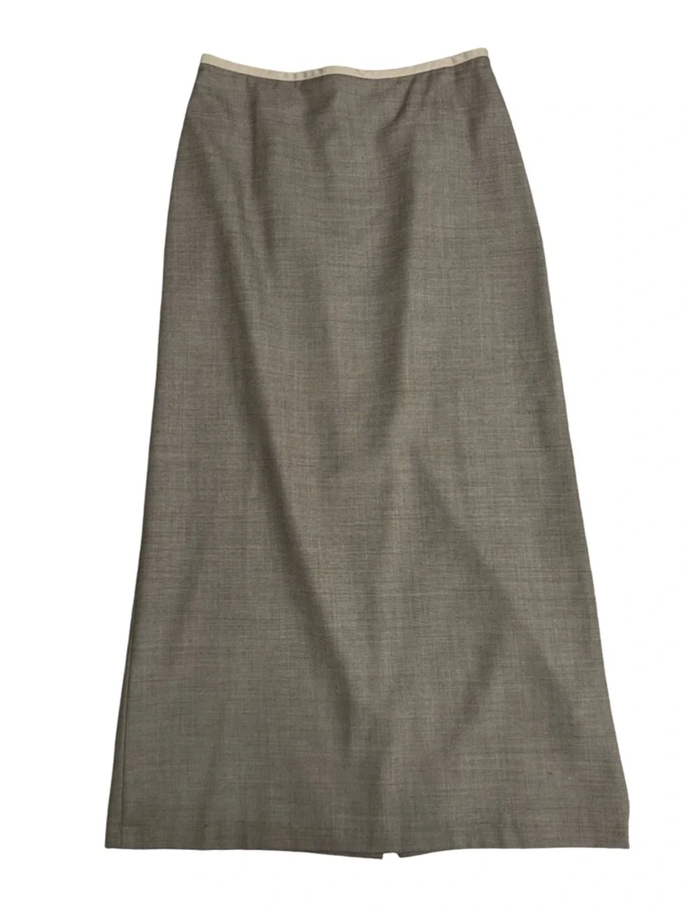 Vintage 90s J. Crew Long Wool Skirt RARE Tailored Lined Quiet Luxury Old Money - Picture 5 of 13